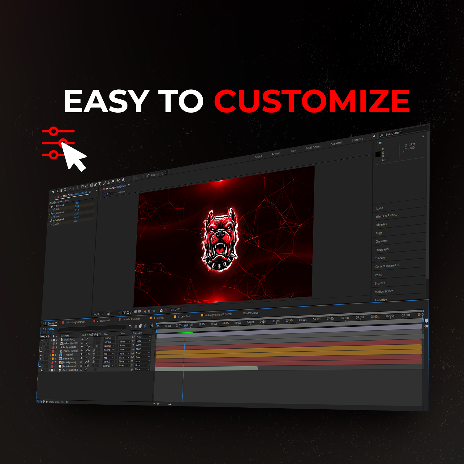 Freestyle - Type Beat Visualizer Template