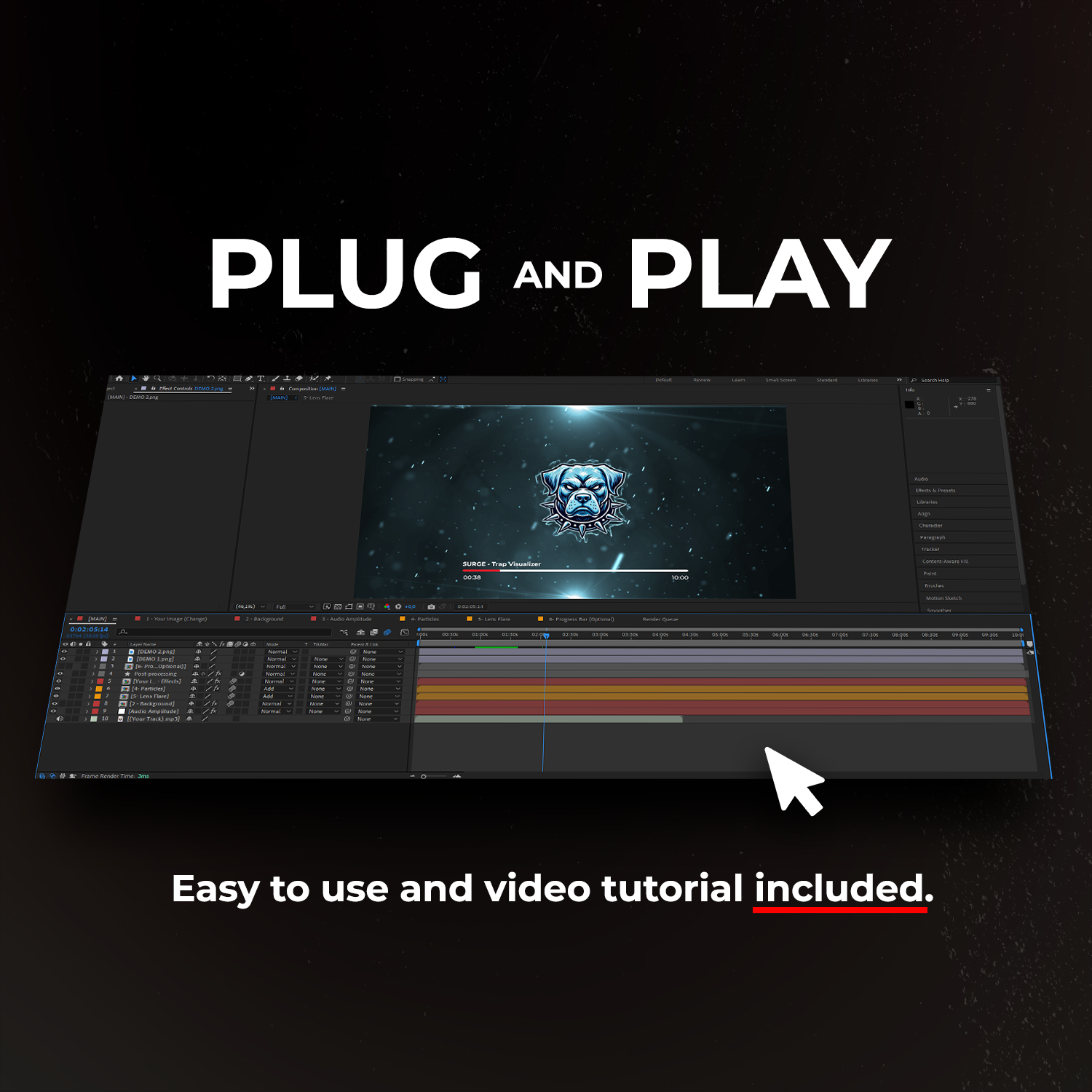 Freestyle - Type Beat Visualizer Template