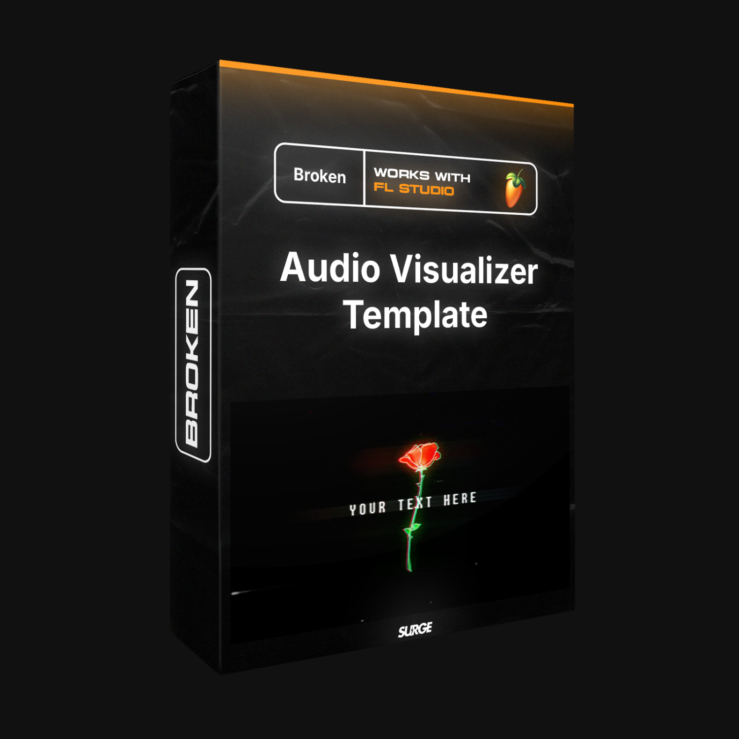 Broken - Type Beat Visualizer Template