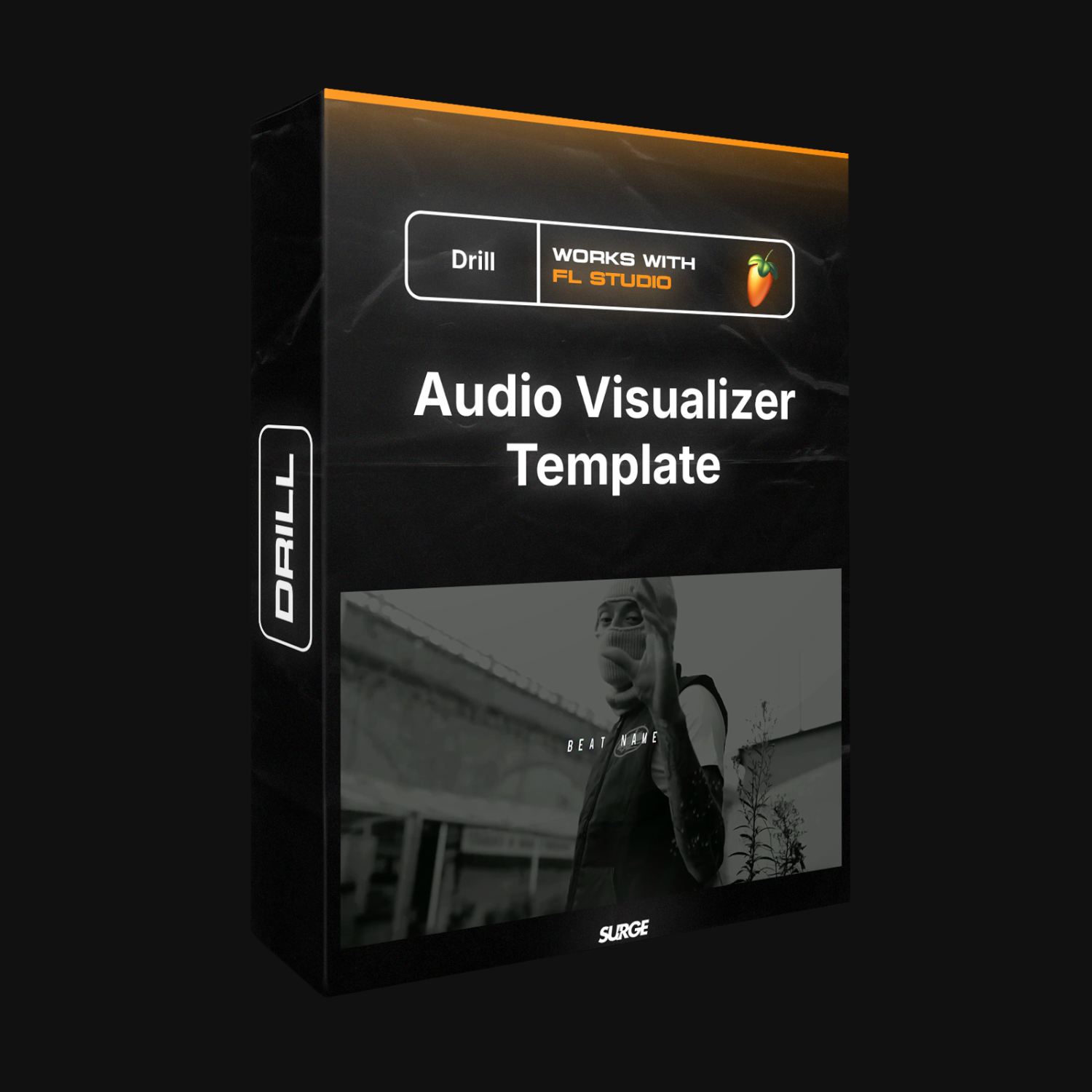 Drill - Type Beat Visualizer Template